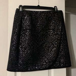 Black sequenced skirt